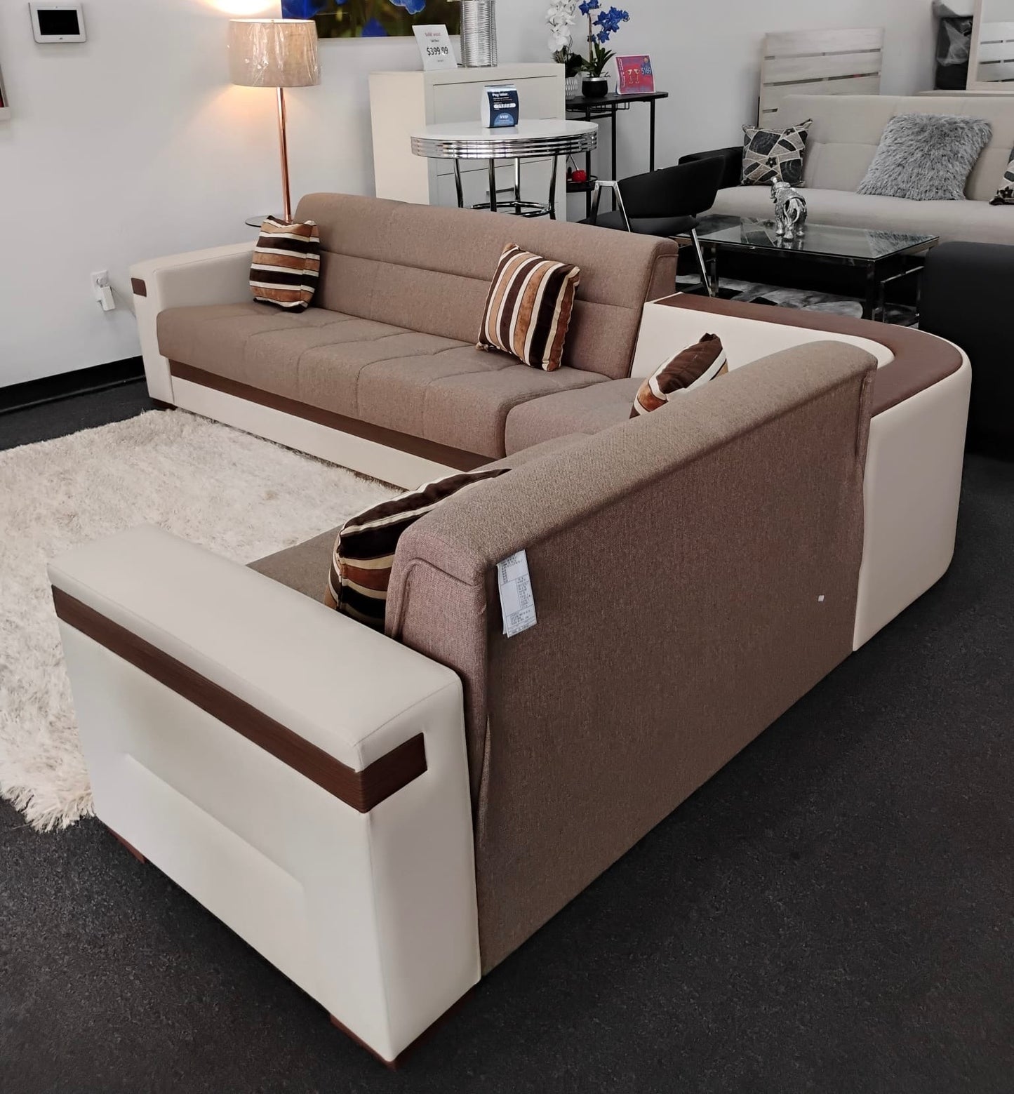 Sectional sofa bed