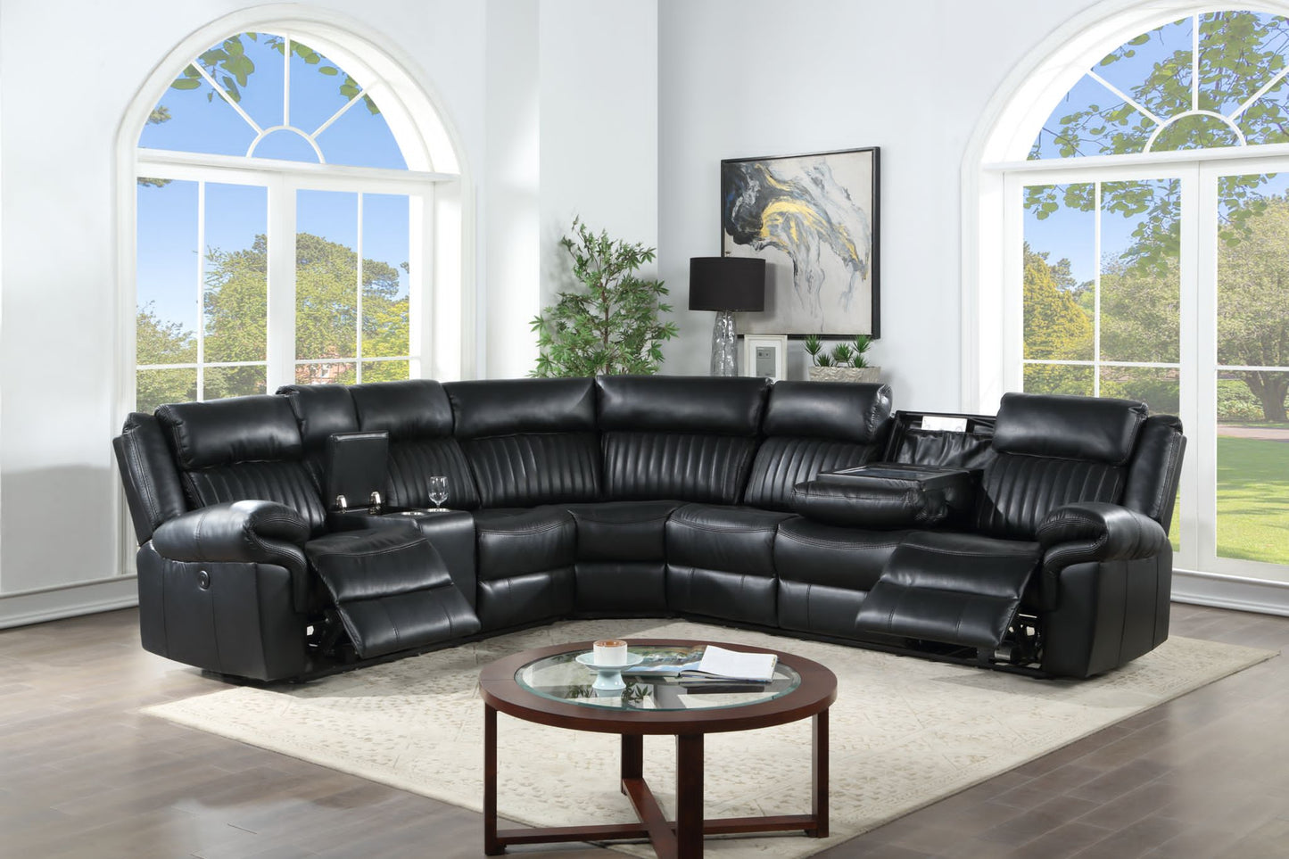 8970-BLACK Sofa set