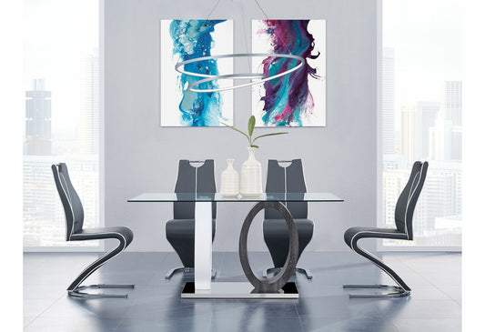 Global Dinning Table set /Temper Glass