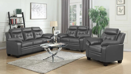 L413-GREY 2 pcs sofa set