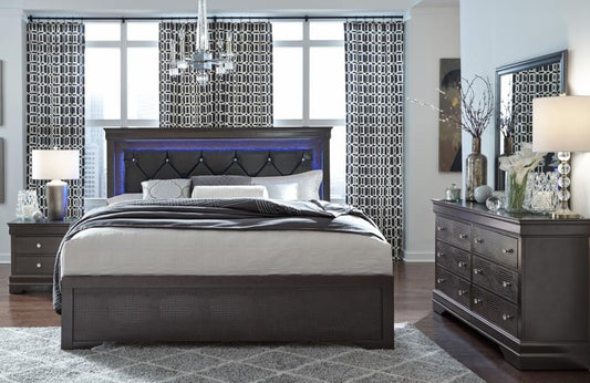 POMPEI GRAY bedroom set