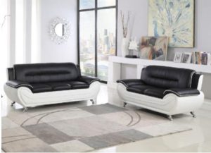 Sofa and Loveseat two tone