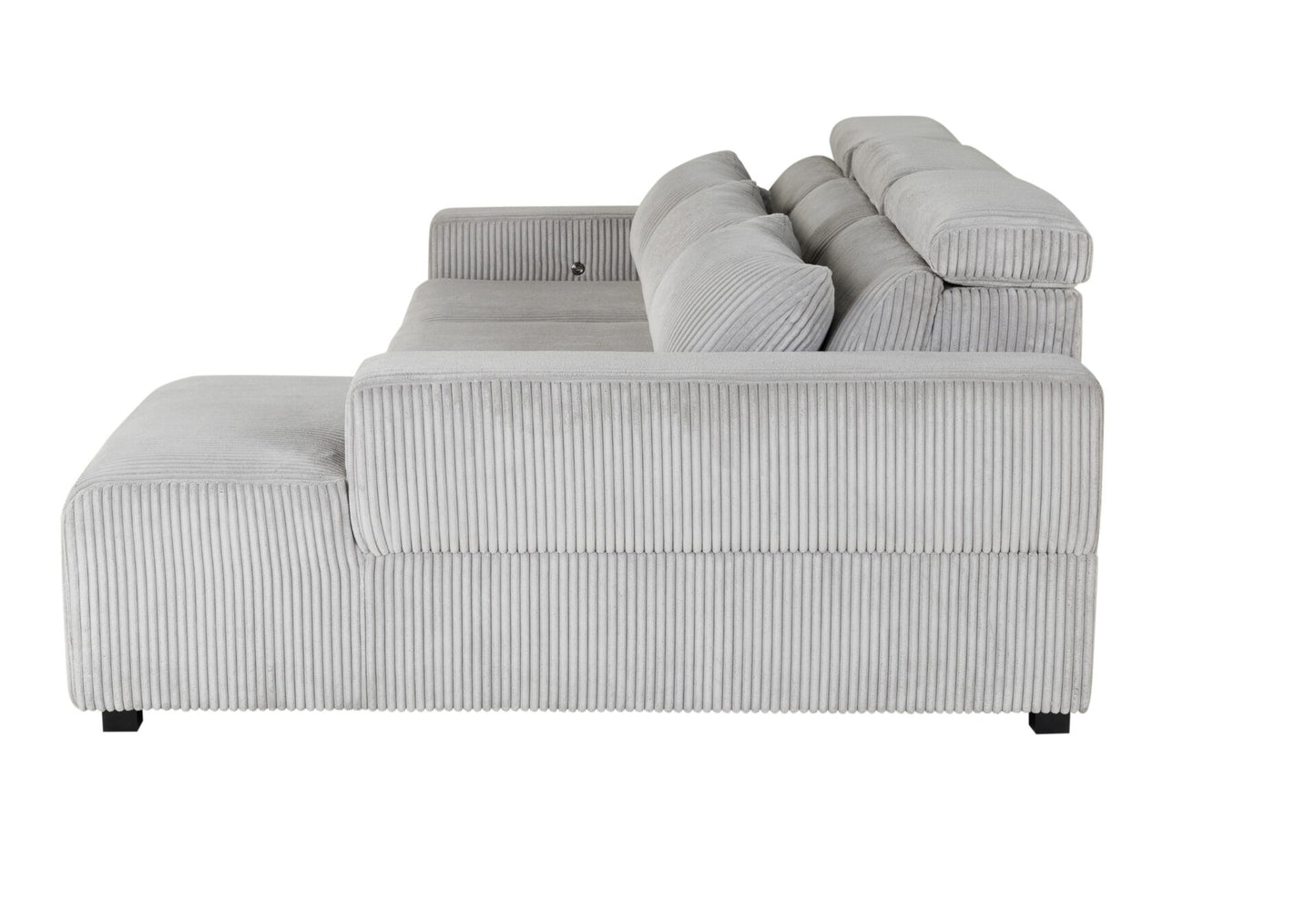 GREY POWER SECTIONAL SLEEPER