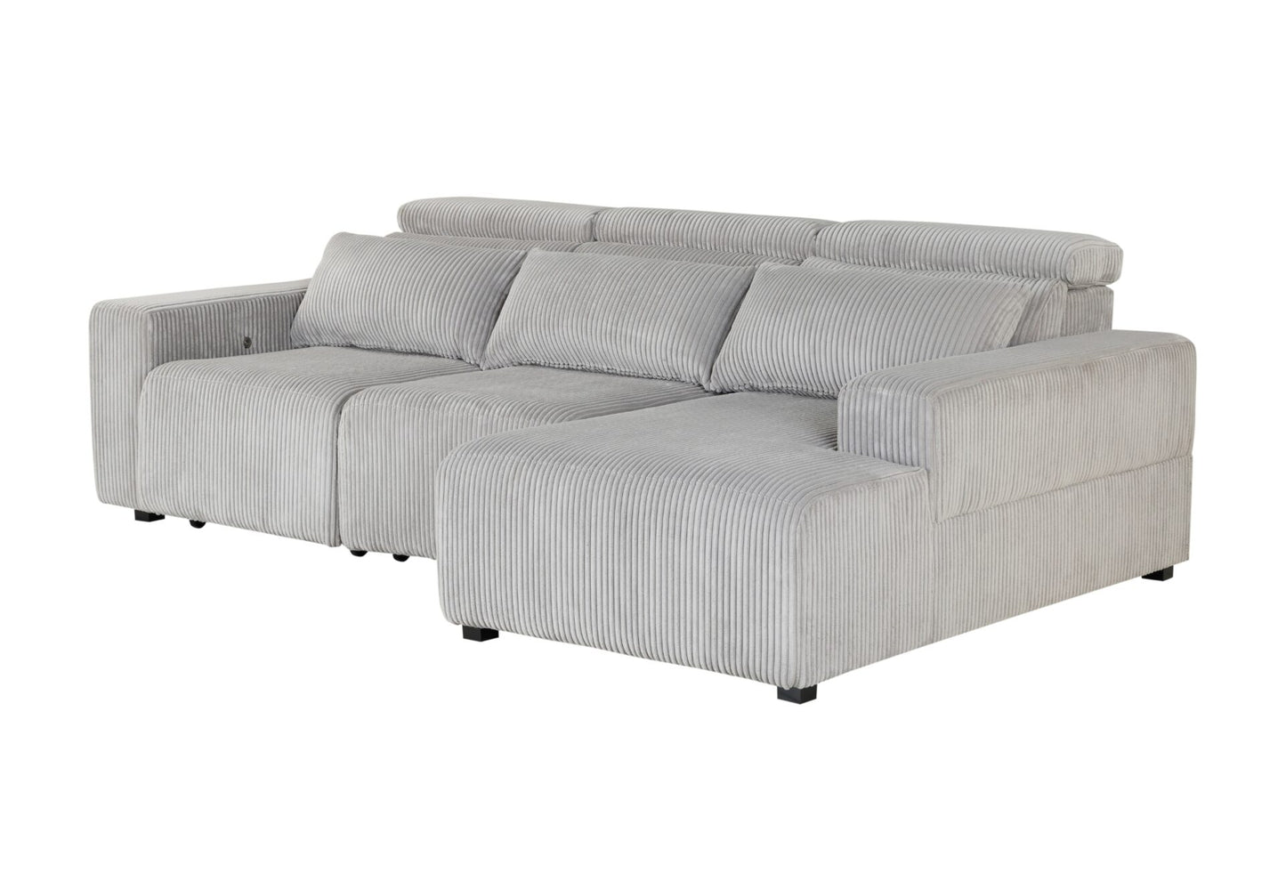 GREY POWER SECTIONAL SLEEPER