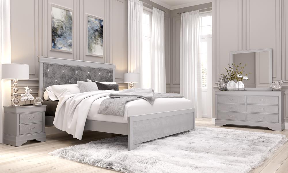 VERONA-GRY-RSC Global bedroom set